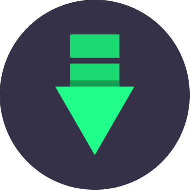 ok simgesinin vektör illüstrasyonu