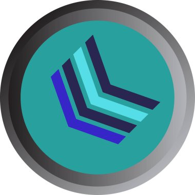 eğik ok simgesi, vektör illüstrasyonu