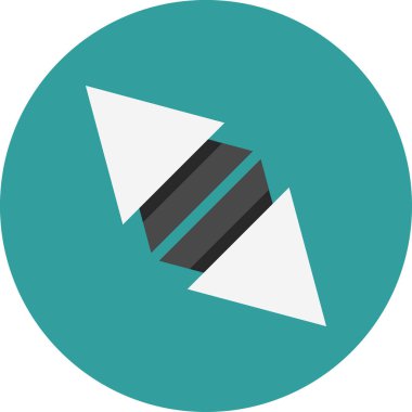 ok simgesinin vektör illüstrasyonu