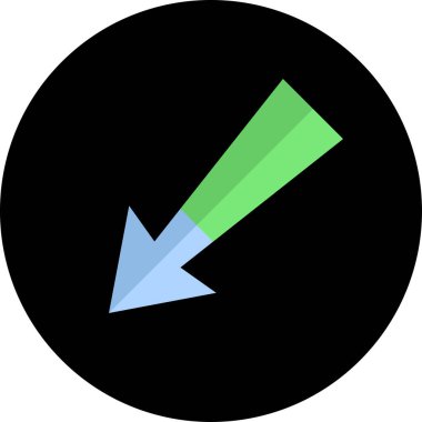 ok simgesinin vektör illüstrasyonu