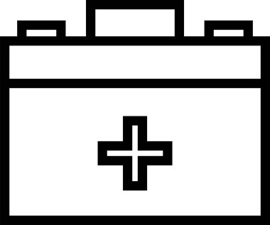 İlk yardım kiti vektör illüstrasyonu