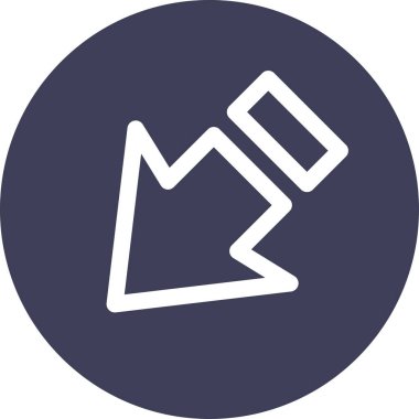 ok Ağı simgesi basit illüstrasyon 