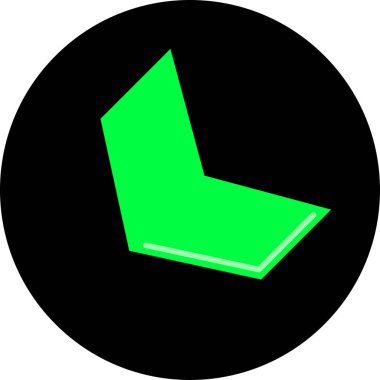 ok simgesinin vektör illüstrasyonu