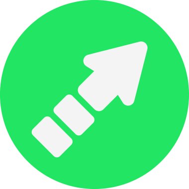 ok Ağı simgesi basit illüstrasyon 