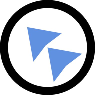 ok simgesinin vektör illüstrasyonu