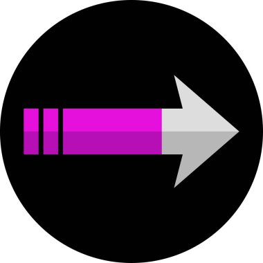 Ok simgesi, işaret. vektör illüstrasyonu                  