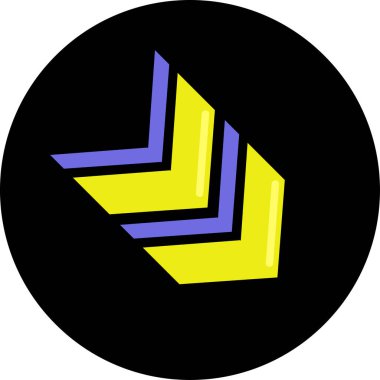 ok simgesinin vektör illüstrasyonu