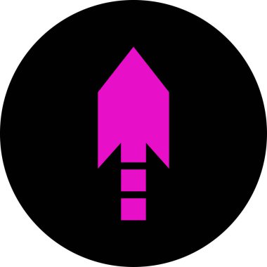 Ok simgesi, işaret. vektör illüstrasyonu                  