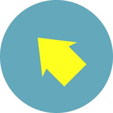 Ok simgesi, işaret. vektör illüstrasyonu                  