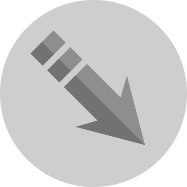 Ok simgesi, işaret. vektör illüstrasyonu                  