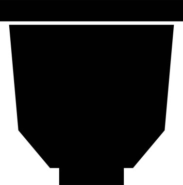 Beyaz arkaplanda kahve kapsülü simgesi