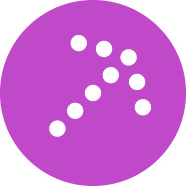 ok Ağı simgesi basit illüstrasyon 