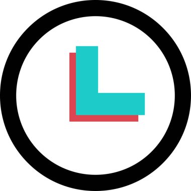 Beyaz arkaplanda ok yönü simgesi, vektör illüstrasyonu    