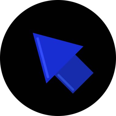 Ok simgesi, işaret. vektör illüstrasyonu                  