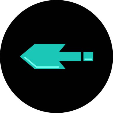 Ok simgesi, işaret. vektör illüstrasyonu                  