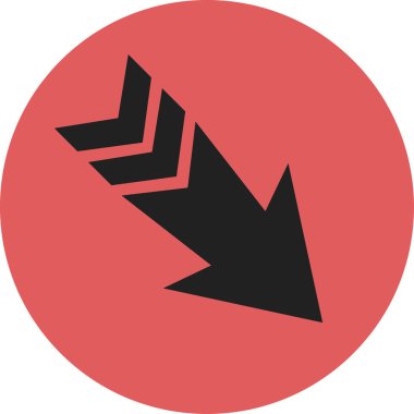 ok simgesinin vektör illüstrasyonu