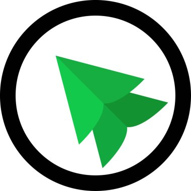 ok simgesinin vektör illüstrasyonu