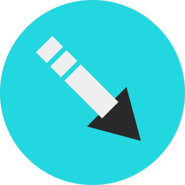 ok Ağı simgesi basit illüstrasyon 