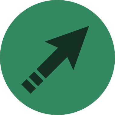 ok simgesinin vektör illüstrasyonu