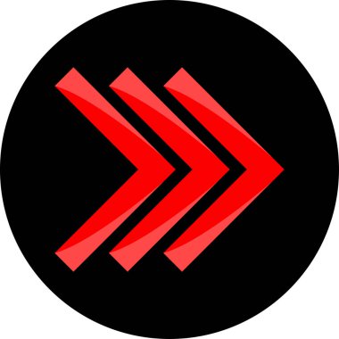 ok simgesinin vektör illüstrasyonu