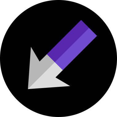 ok simgesinin vektör illüstrasyonu