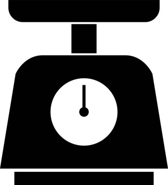 Beyaz arkaplanda mutfak boyutu simgesi