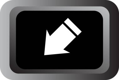 ok simgesinin vektör illüstrasyonu