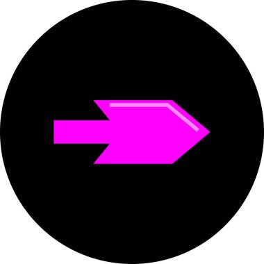 ok simgesinin vektör illüstrasyonu