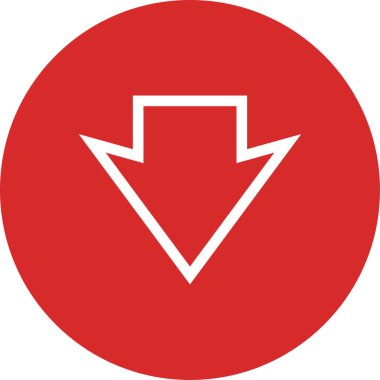 ok simgesinin vektör illüstrasyonu