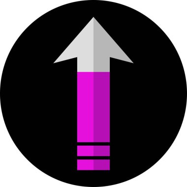 ok yukarı simgesi, vektör illüstrasyonu