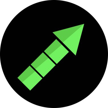 ok Ağı simgesi basit illüstrasyon 