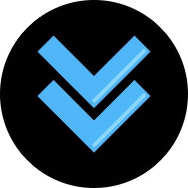 ok Ağı simgesi basit illüstrasyon 