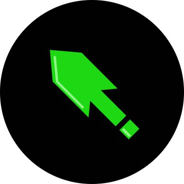 ok Ağı simgesi basit illüstrasyon 