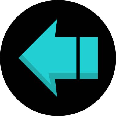 ok Ağı simgesi basit illüstrasyon 