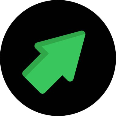 ok Ağı simgesi basit illüstrasyon 