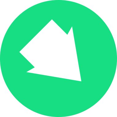 ok Ağı simgesi basit illüstrasyon 