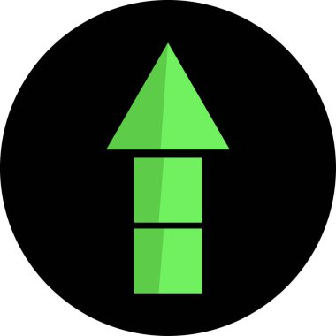 ok Ağı simgesi basit illüstrasyon 