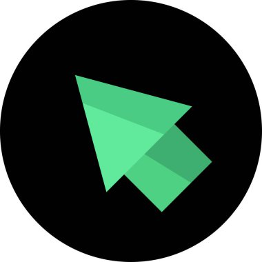 ok Ağı simgesi basit illüstrasyon 