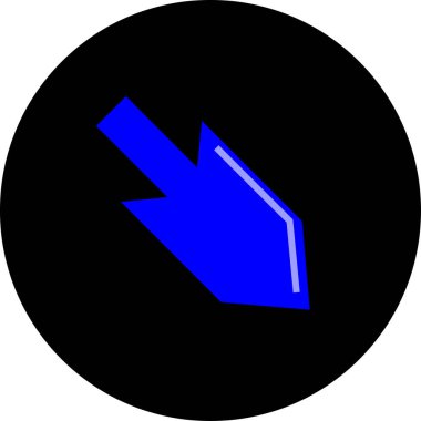 ok modern simgesinin vektör illüstrasyonu       