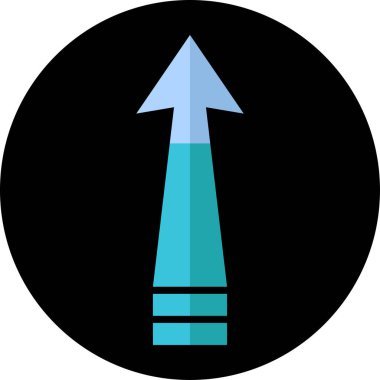 ok modern simgesinin vektör illüstrasyonu       