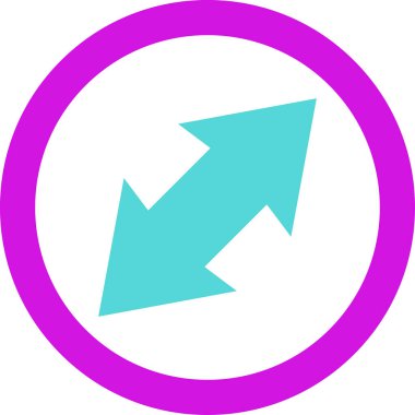 ok işareti simgesi, vektör çizimi 