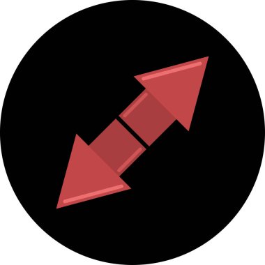 ok işareti simgesi, vektör çizimi 