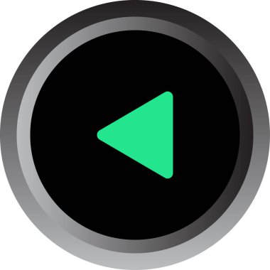 Green Arrow modern simgesinin vektör illüstrasyonu       