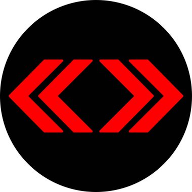 Ok simgesi. vektör illüstrasyonu 