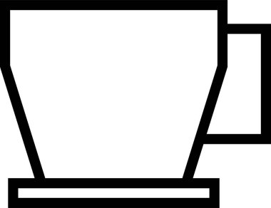 Kupa simgesi, vektör illüstrasyonu