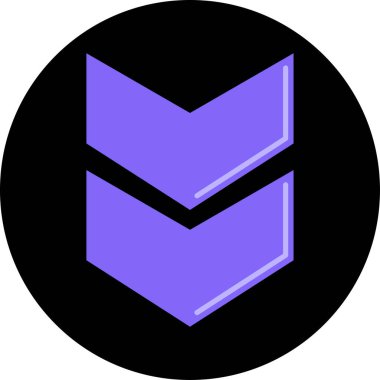 ok Ağı simgesi basit illüstrasyon 