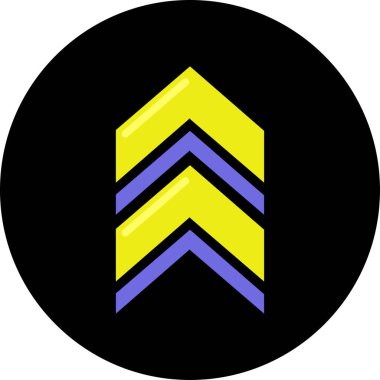 ok Ağı simgesi basit illüstrasyon 