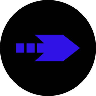 ok modern simgesinin vektör illüstrasyonu       