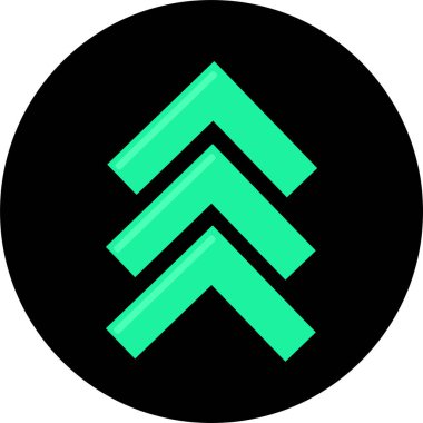 Ok simgesi. vektör illüstrasyonu 