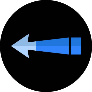 ok modern simgesinin vektör illüstrasyonu       